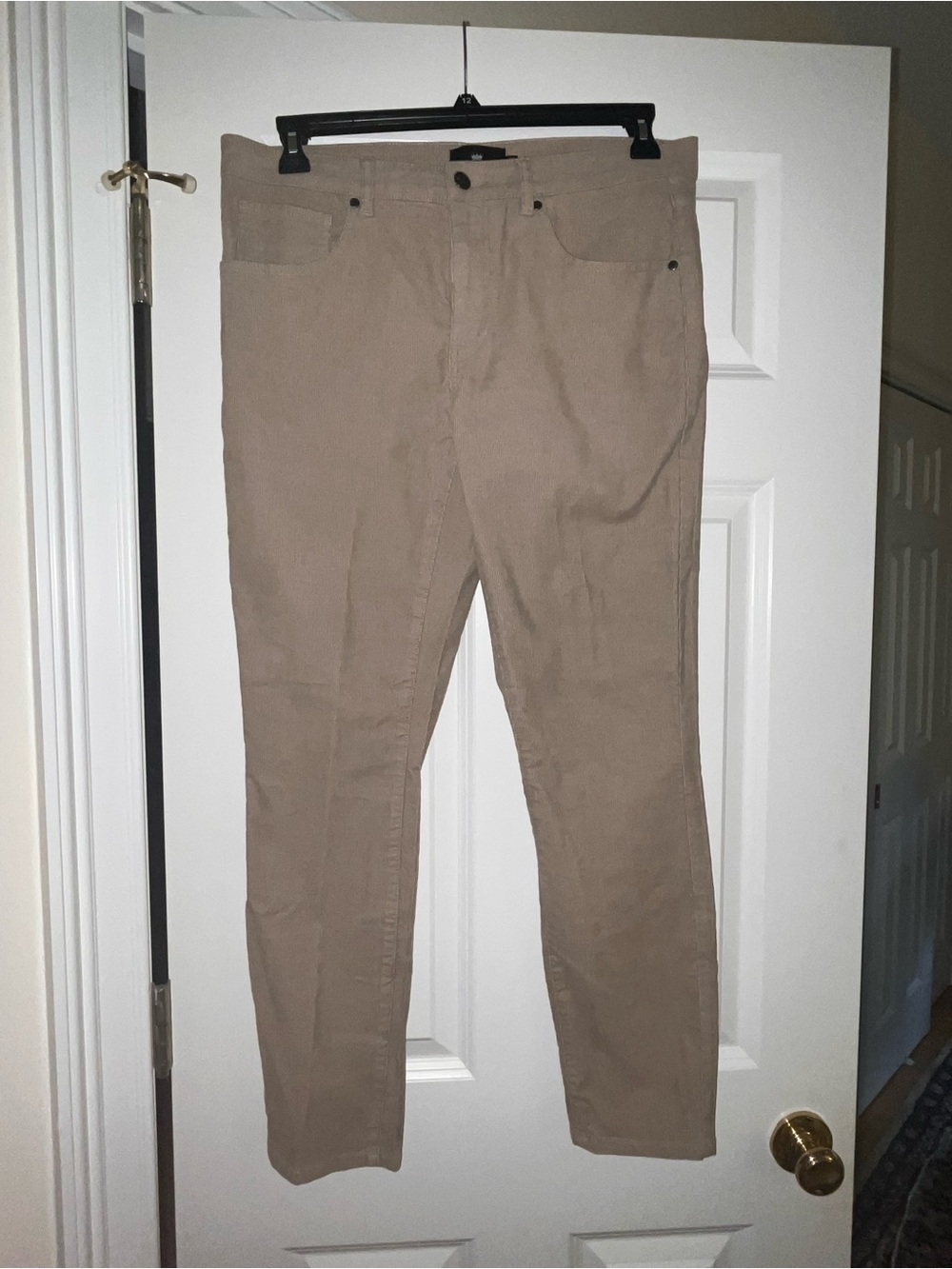Under 510 Men's Slim Fit Fine Wale Beige Pants, 33x28, NWOT